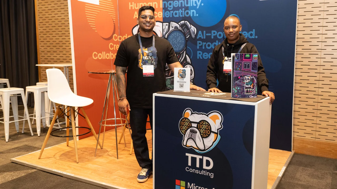 TTD team engaging with visitors at DevConf Cape Town