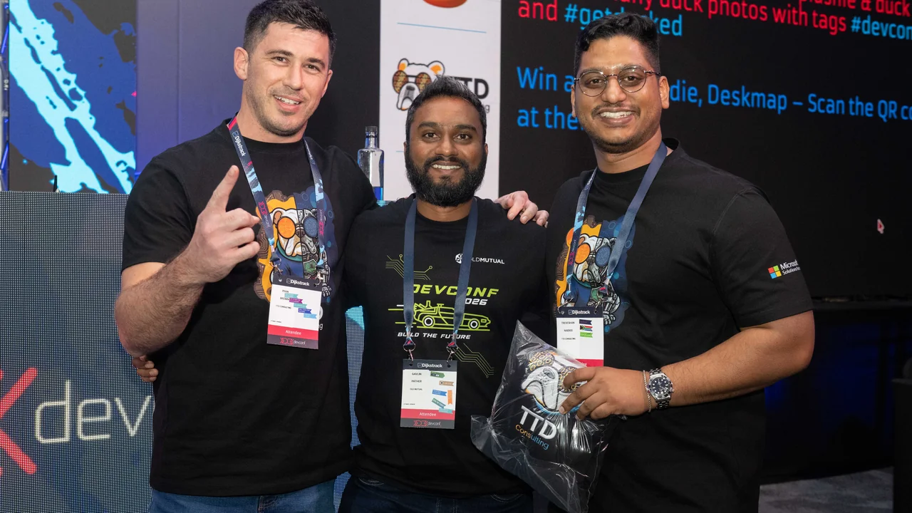 Custom PS5 giveaway at DevConf Cape Town 2026